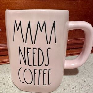 Rae Dunn Pink Mug Mama Needs Coffee